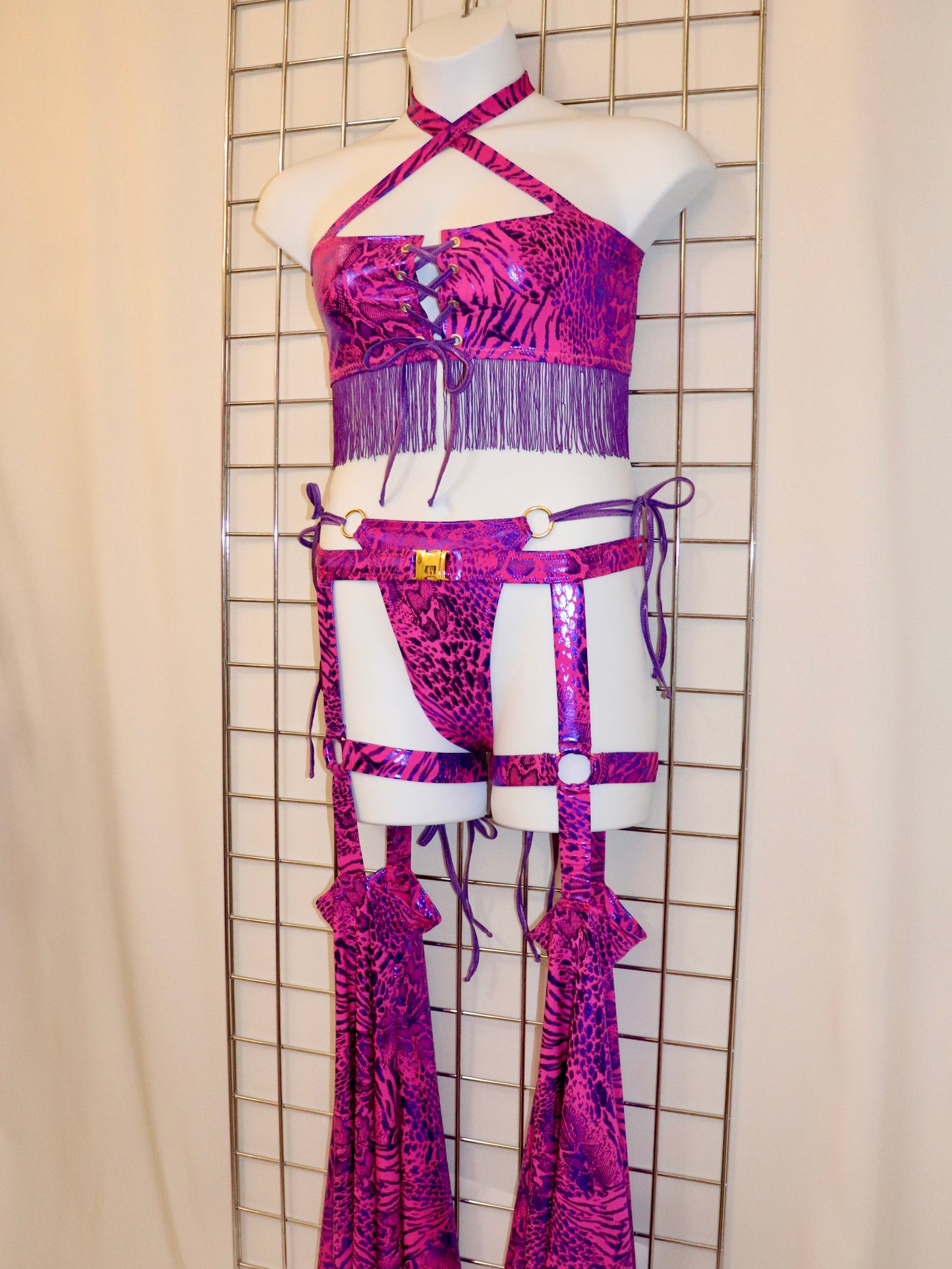 Funky Girl Garter Bell Set