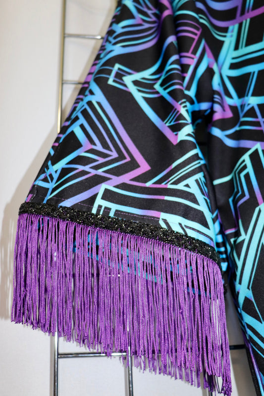 Digital Drip Rave Robe