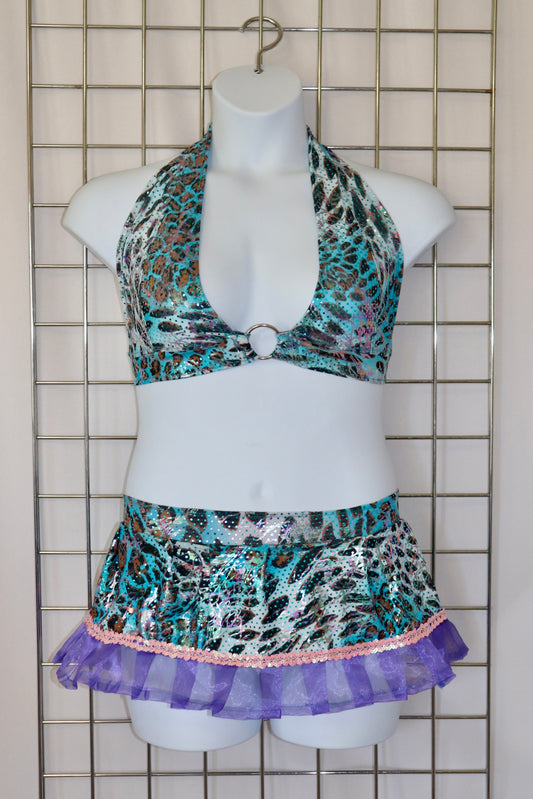 Cheetah Sista Skirt Set