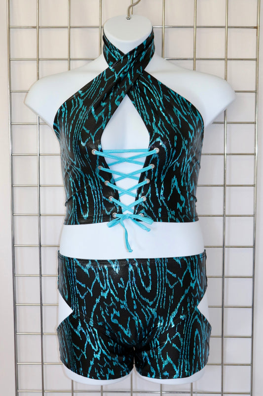 Glitchwood Bad Bitch Booty Short Set