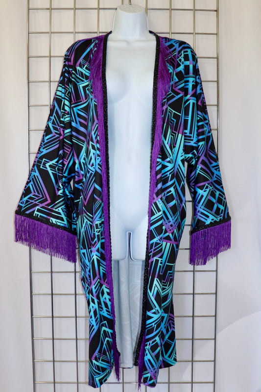 Digital Drip Rave Robe