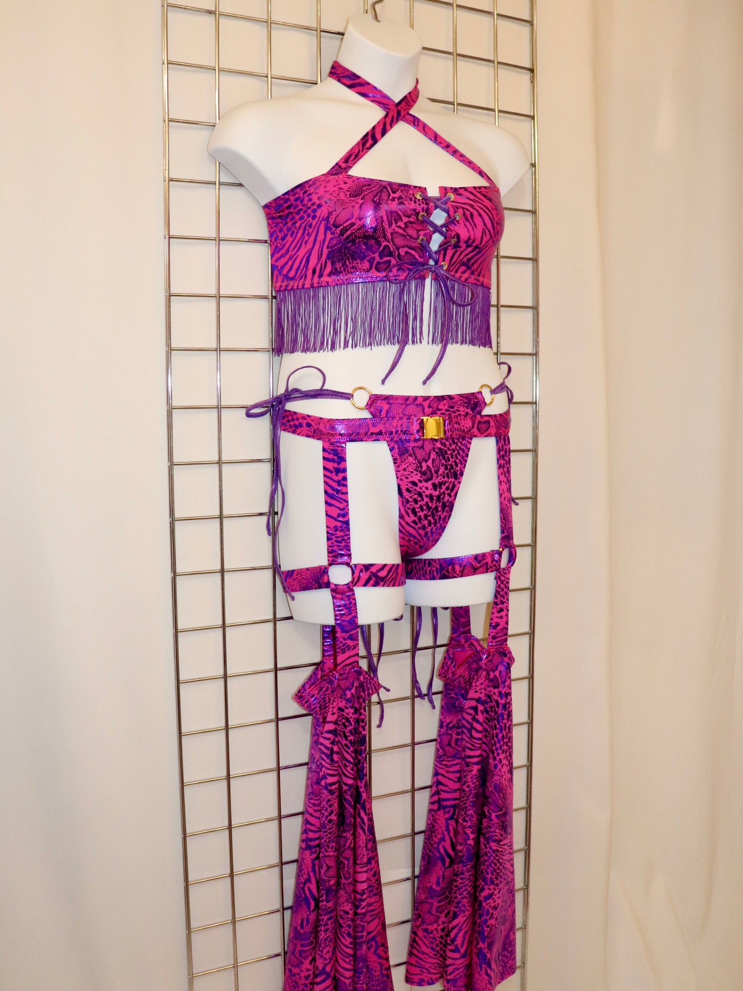 Funky Girl Garter Bell Set