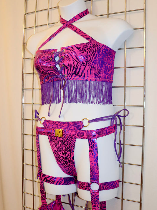 Funky Girl Garter Bell Set