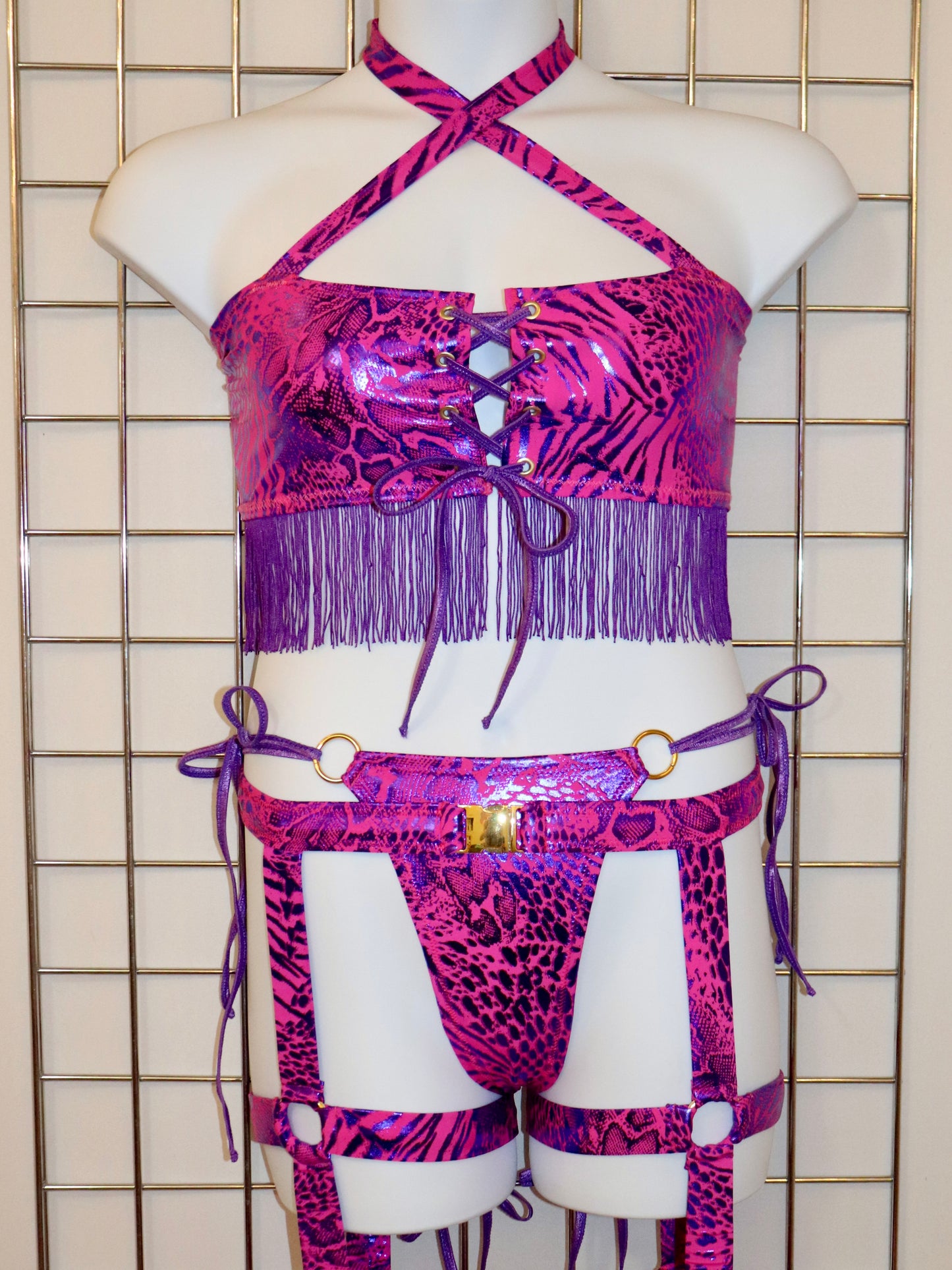 Funky Girl Garter Bell Set