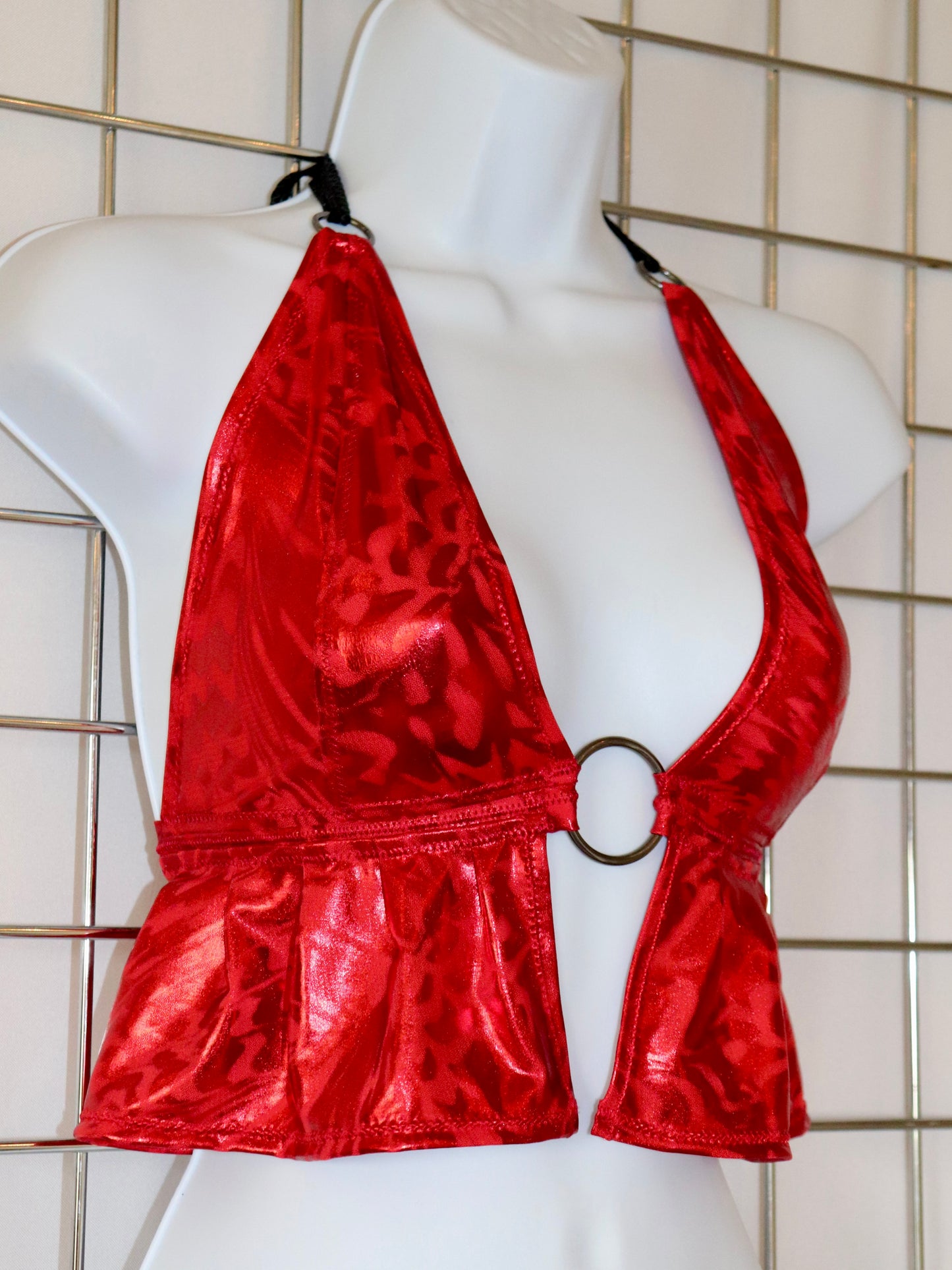 Cherry Inferno Halter Top