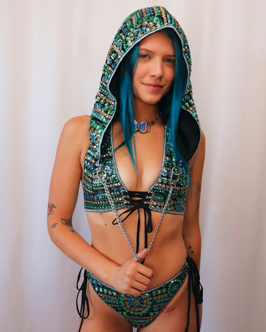 Custom Hooded Bikini Set