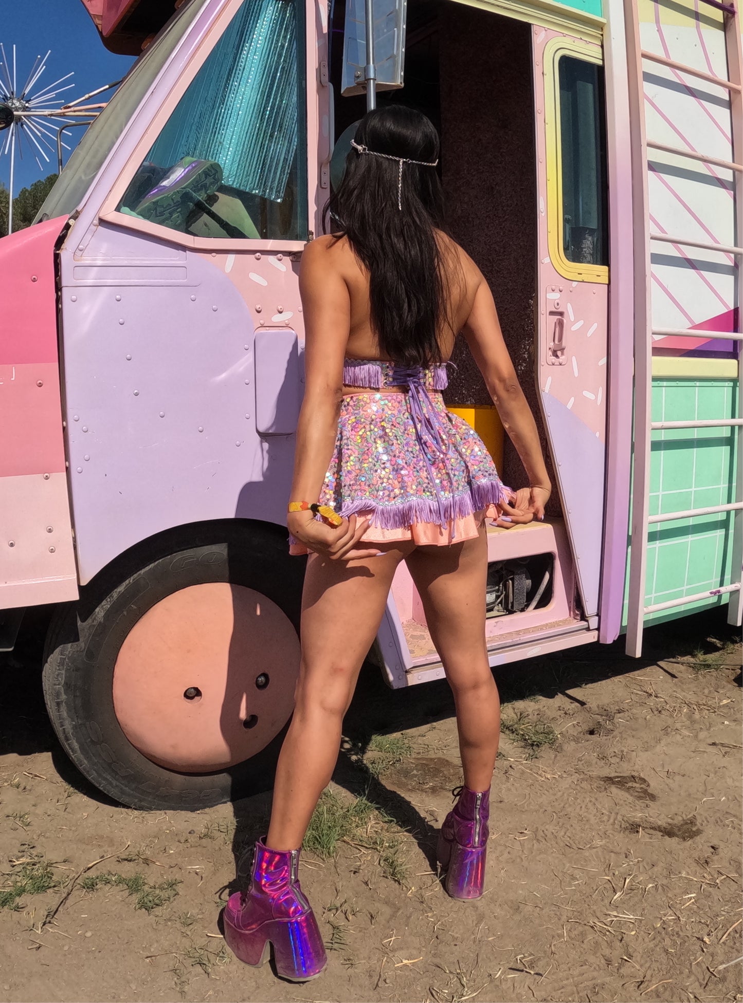 Cotton Candy Carnival | Skirt Set